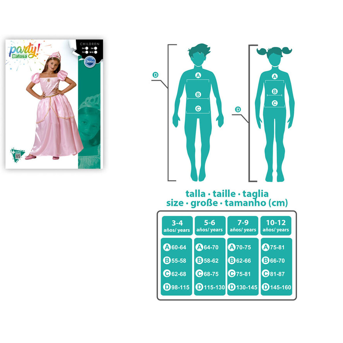 Kostuums voor Kinderen Prinses